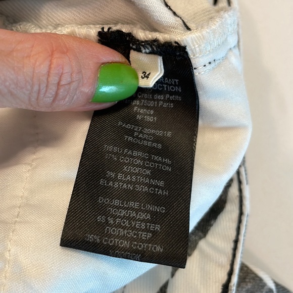 NWOT Isabel Marant Etoile Black Paro Print Skinny Jeans - Picture 9 of 9